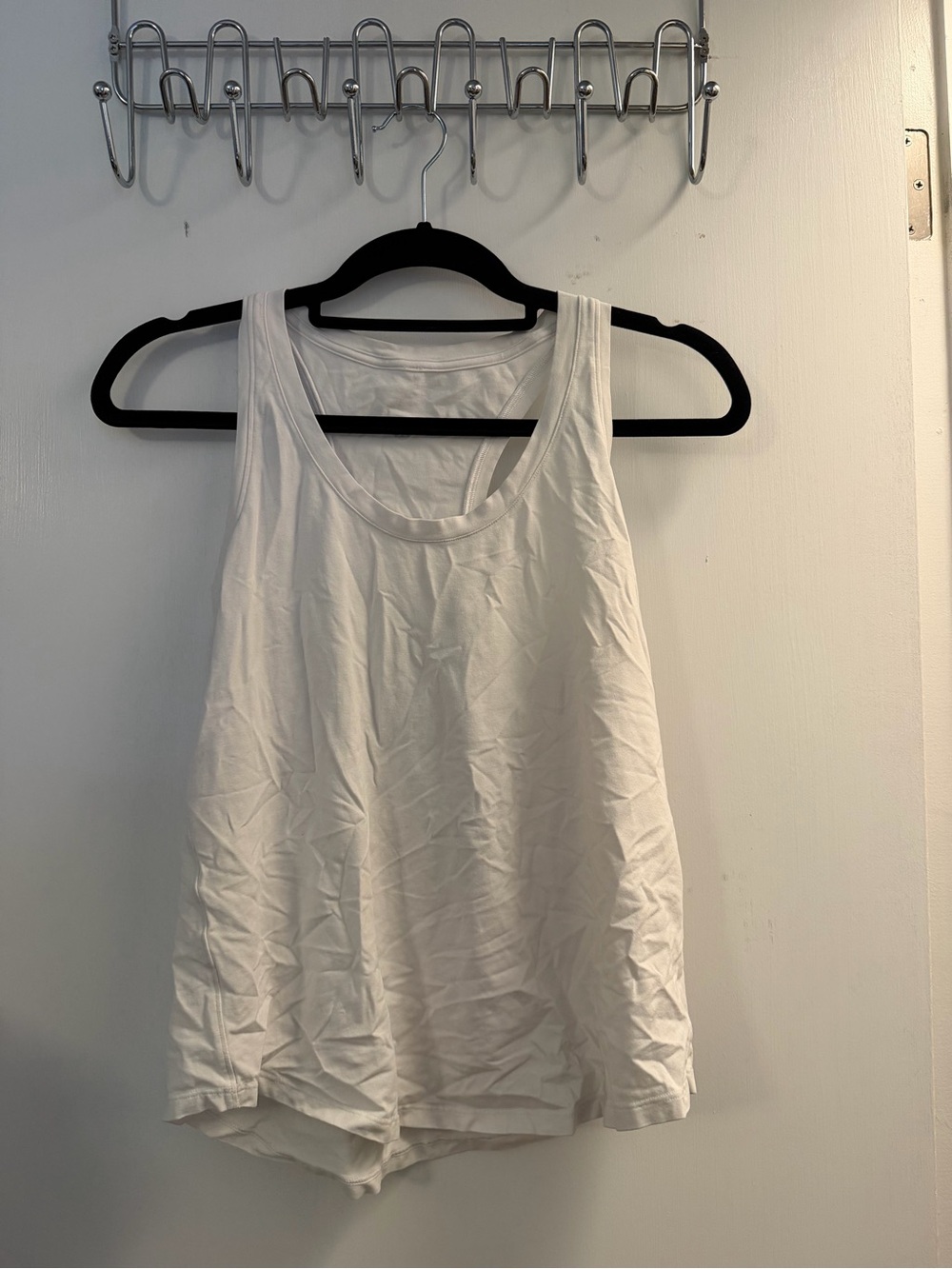 lululemon athletica White Scoop Neck Tank